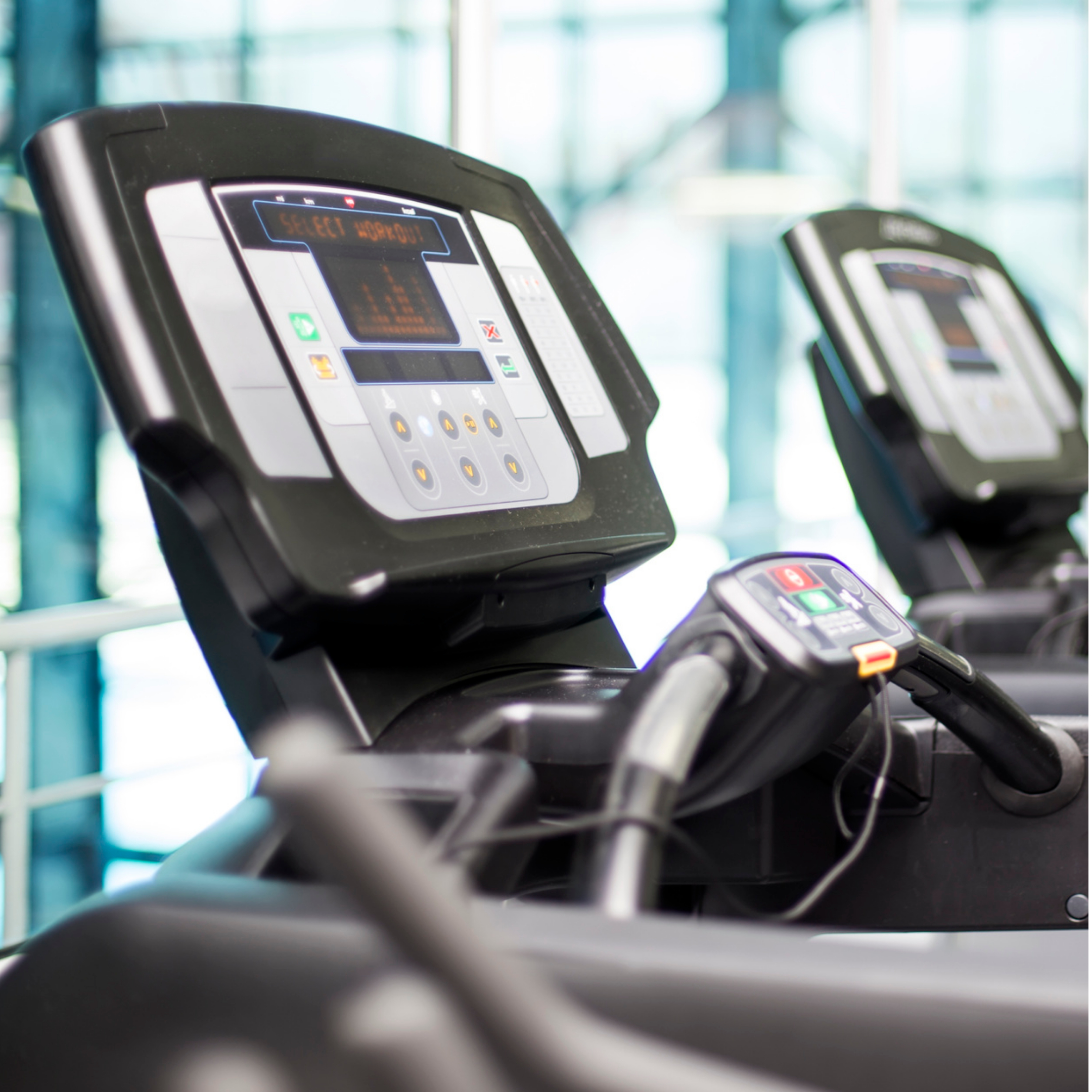 Tread" of the treadmill slides to the side