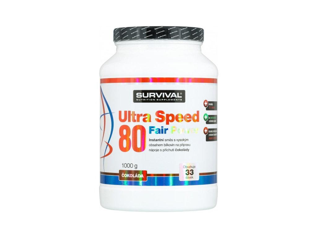 Ultra Speed 80 Fair Power - 1000 g, borůvka