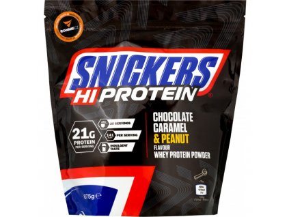 Snickers HiProtein Powder - 875 g, čoko-karamel-arašídy