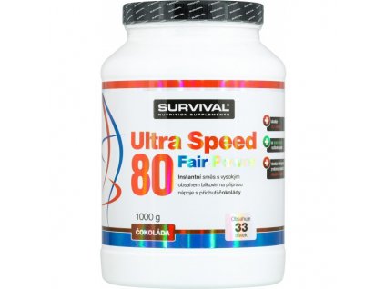 Ultra Speed 80 Fair Power - 1000 g, borůvka