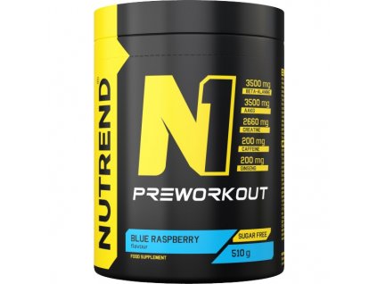 N1 Pre-Workout - 510 g, červený pomeranč