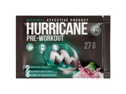 Hurricane Pre-Workout - 27 g, višeň