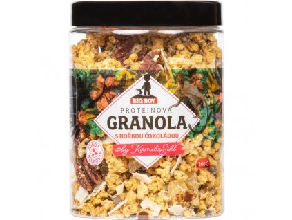 Proteinová granola - 360 g, hořká čokoláda