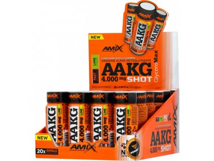 AAKG 4000 mg Shot - 20x 60 ml, limeta