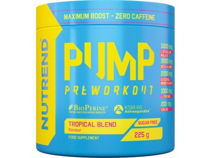 Pump Preworkout - 225 g, tropické ovoce