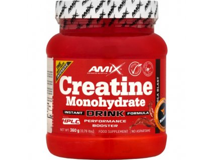 Creatine Monohydrate Drink s příchutěmi - 360 g, cola