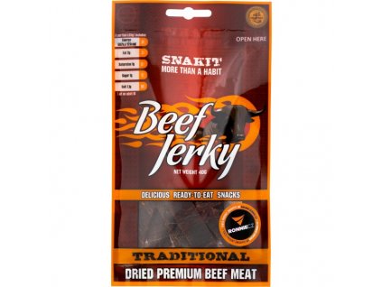 Sušené maso Snakit Beef Jerky - 40 g, tradiční