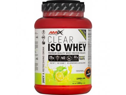 Clear Iso Whey - 1000 g, citron-limeta