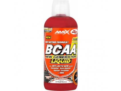 BCAA New Generation Liquid - 1000 ml, malina