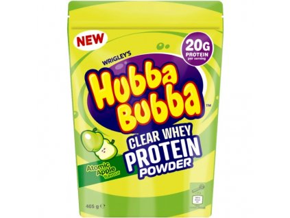 Hubba Bubba Clear Whey Protein Powder - 405 g, modrá malina