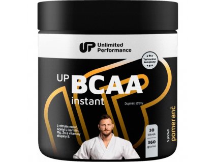 UP BCAA Instant - 360 g, pomeranč