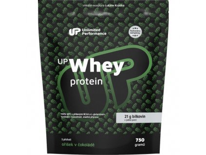 UP Whey Protein - 750 g, oříšek v čokoládě