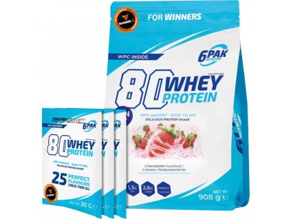 Whey Protein 80 + 3x vzorek zdarma