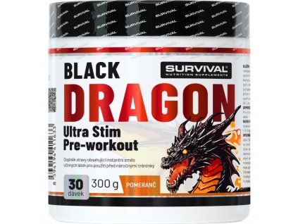 Black Dragon Ultra Stim Pre-workout - 300 g, energy drink