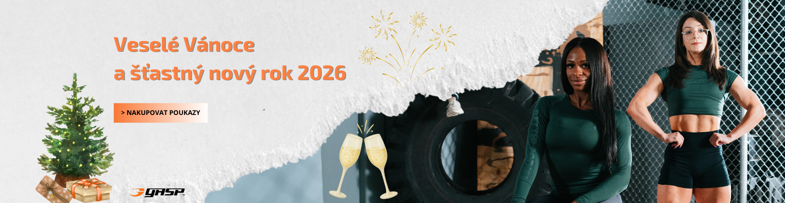 Veselé Vánoce a šťastný nový rok 2026 přeje FitnessHouse
