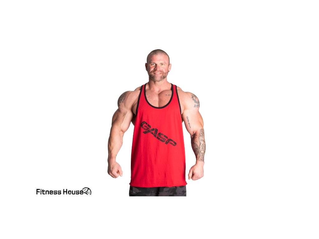 FitnessHouse.cz - Vintage t-back chili red - tílko 220446-370(1)