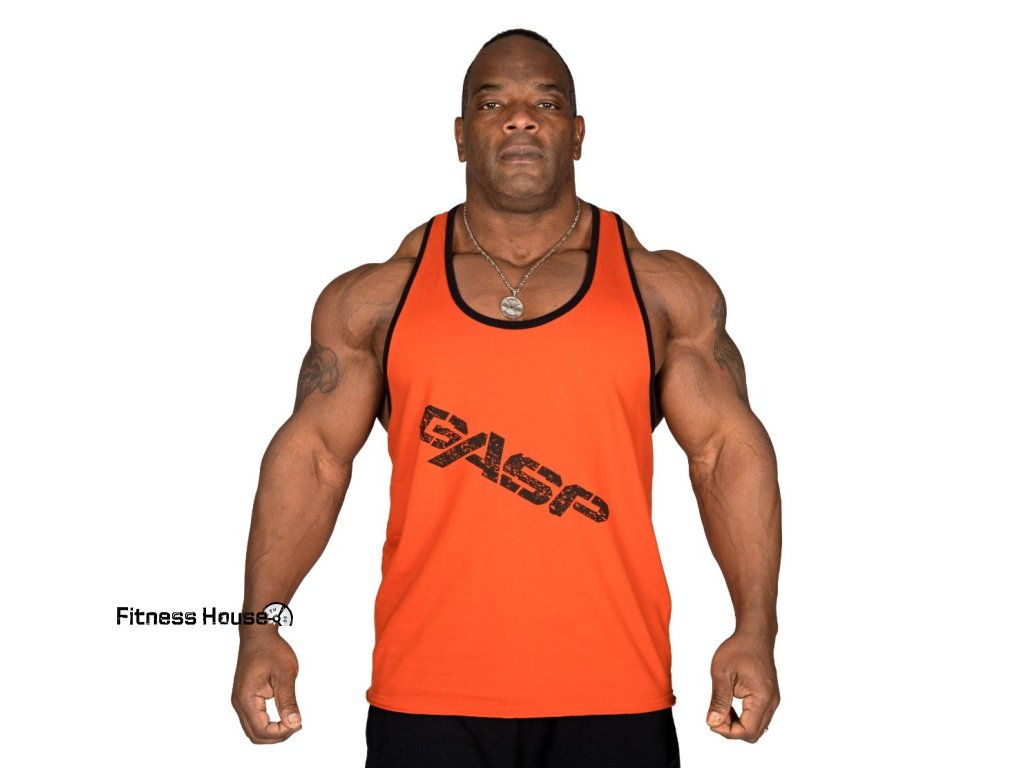 Gasp VINTAGE T-BACK FLAME tank  – tielko Gasp oranžové