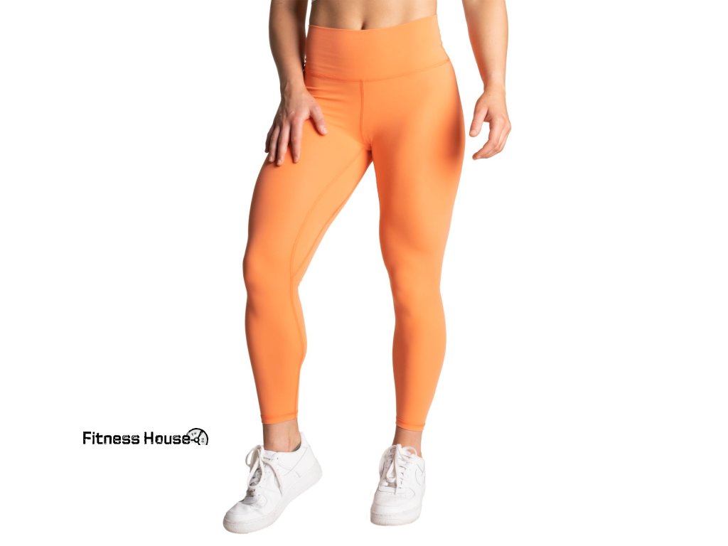 Better Bodies CORE LEGGINGS CORAL ORANGE – legíny Better Bodies koralovo oranžové