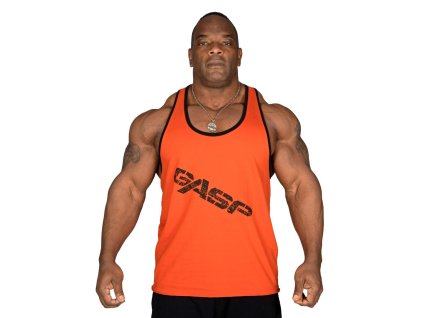 Gasp VINTAGE T-BACK FLAME tank  – tielko Gasp oranžové