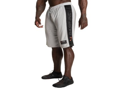Gasp NO1 MESH SHORTS WHITE/BLACK – šortky Gasp bílo-černé