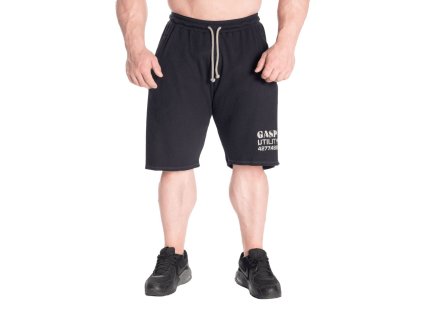 Gasp THERMAL SHORTS ASPHALT – šortky Gasp asfaltovo čierne