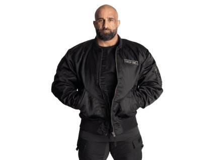 Gasp UTILITY JACKET BLACK – bomber bunda Gasp černá