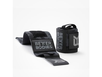 Better Bodies BB CAMO WRIST WRAPS DARK CAMO – bandáže zápěstí Better Bodies tmavé maskáčové