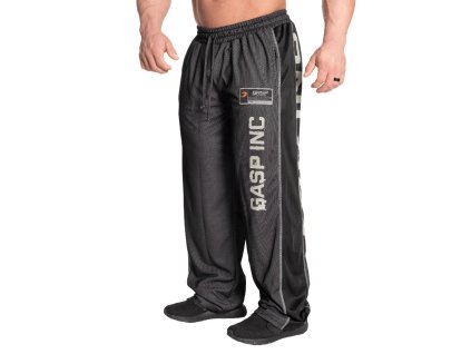 Gasp NO1 MESH PANT BLACK – tepláky Gasp černé