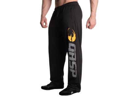 Gasp ORIGINAL MESH PANTS BLACK – tepláky Gasp černé