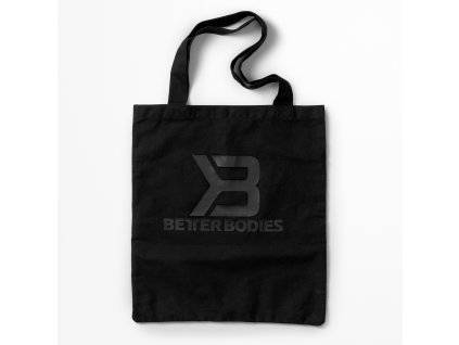 Better Bodies BB SHOPPING BAG BLACK – plátěná taška Better Bodies černá