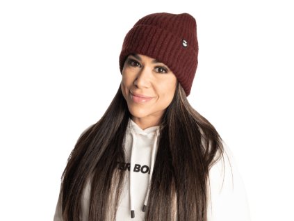 Better Bodies STOCKHOLM BEANIE MAROON – čepice Better Bodies kaštanová