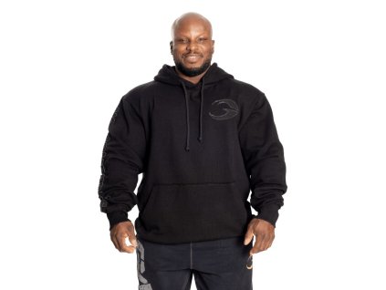 Gasp DISTRESSED HOOD BLACK – mikina s kapucňou Gasp čierna