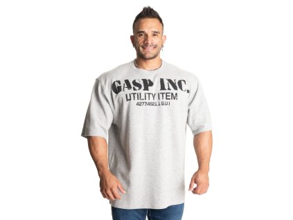 Gasp IRON THERMAL TEE GREY MELANGE – tričko Gasp svetlo šedé