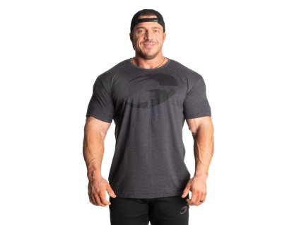 Gasp CADET TEE DARK GREY MELANGE – tričko Gasp tmavě šedé
