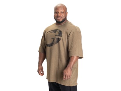 Gasp PUMP COVER IRON TEE ARMY GREEN MELANGE  – tričko Gasp army zelené