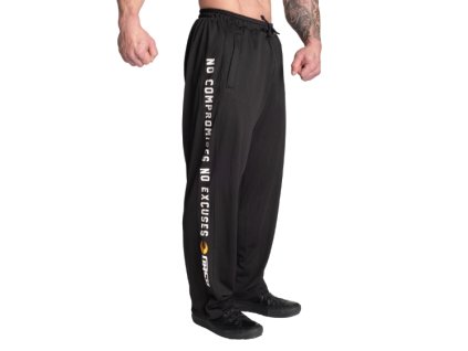 Gasp CORE MESH PANTS BLACK – tepláky Gasp černé