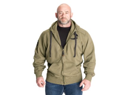 Gasp PRO GYM HOOD ACID WASHED GREEN – mikina s kapucňou Gasp vypraná zelená