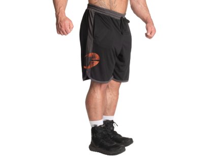 Gasp MESH SHORTS BLACK/GREY – šortky Gasp čierno-šedé