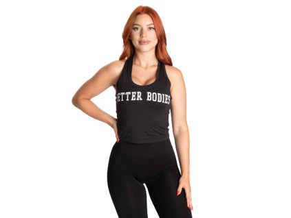 Better Bodies BB CROP T-BACK BLACK/WHITE – tielko Better Bodies čierno-biele