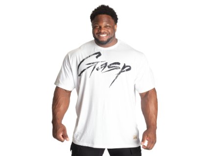 Kulturistické tričko GASP Vitage original tee bílé - Fitnesshouse.cz 1