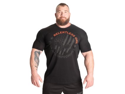 FitnessHouse.cz - tričko Gasp RELENTLESS ONE TEE black/flame, no. 220966-984.1