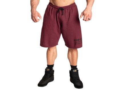 FitnessHouse.cz - pánské sportovní fitness termo šortky Gasp THERMAL SHORTS maroon no. 220708-393.1