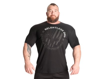 FitnessHouse.cz - tričko Gasp RELENTLESS ONE TEE black/white, no. 220966-997.1