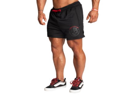 FitnessHouse.cz - pánské sporotvní šortky Gasp R1 MESH SHORTS BLACK/RED no. 221043-995.1