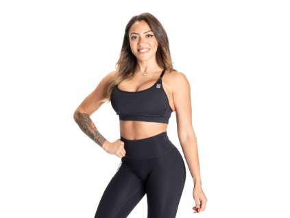 FitnessHouse.cz - sportovní podprsenka s push-up efektem Better Bodies SKULL CORE BRA BLACK, černá, no. 111183-999.1