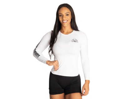 FitnessHouse.cz - dámské funkční tričko s dlouhým rukávem Better Bodies 82 LS WHITE, bílé, no. 111224-001.1