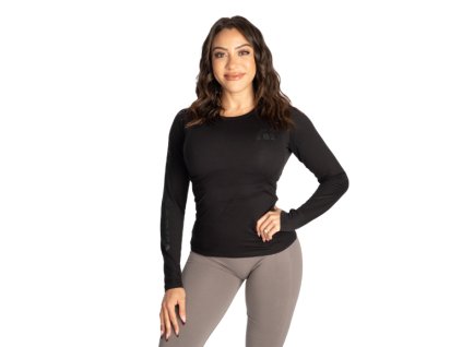 FitnessHouse.cz - dámské funkční tričko s dlouhým rukávem Better Bodies 82 LS BLACK, černé, no. 111224-999.1