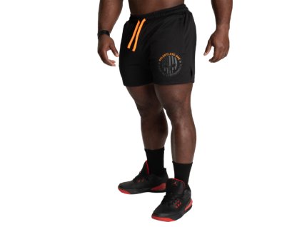 FitnessHouse.cz - pánské sporotvní šortky Gasp R1 MESH SHORTS BLACK/ORANGE no. 221043-987.2