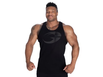FitnessHouse.cz - pánské fitness sportovní tílko Gasp Rib essential t-back black, černé, no. 221103-999.1