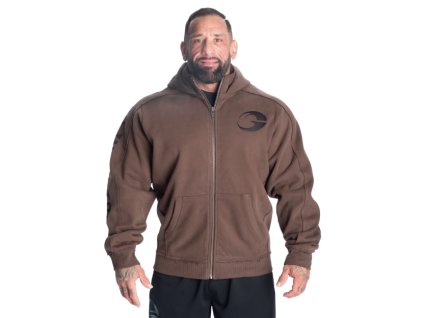 FitnessHouse.cz - pánská robustní sportovní mikina s kapucí Gasp PRO GASP HOOD TIMBER,hnědá, no. 220862-780.1